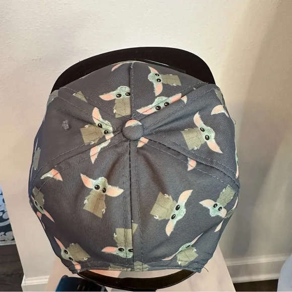 Star Wars Yoda All Over Print Baseball Hat Adjustable Snap Back Cap - Picture 5 of 9